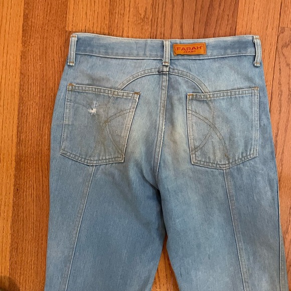 Vintage Farah Women's Jeans Wide Leg - Picture 8 of 16
